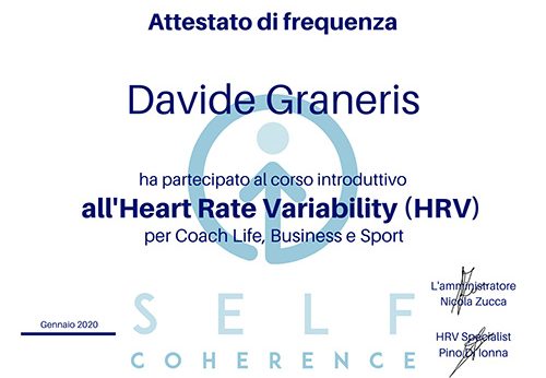Attestato Heart Rate Variability